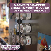 Load image into Gallery viewer, European Seasonings Gift Set - Tastes of Europe - Artisanal Spice Blends Six Pack Collections &amp; Gift Sets Gustus Vitae