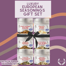 Load image into Gallery viewer, European Seasonings Gift Set - Tastes of Europe - Artisanal Spice Blends Six Pack Collections &amp; Gift Sets Gustus Vitae