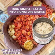 Load image into Gallery viewer, European Seasonings Gift Set - Tastes of Europe - Artisanal Spice Blends Six Pack Collections &amp; Gift Sets Gustus Vitae