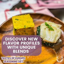Load image into Gallery viewer, European Seasonings Gift Set - Tastes of Europe - Artisanal Spice Blends Six Pack Collections &amp; Gift Sets Gustus Vitae