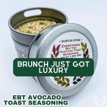 Load image into Gallery viewer, Everything But The Avocado Toast Gourmet Seasonings Gustus Vitae