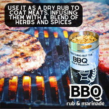 Load image into Gallery viewer, Everything But The BBQ Rub &amp; Marinade Bougie BBQ Gustus Vitae