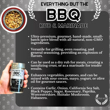 Load image into Gallery viewer, Everything But The BBQ Rub &amp; Marinade Bougie BBQ Gustus Vitae
