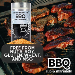 Everything But The BBQ Rub & Marinade Bougie BBQ Gustus Vitae