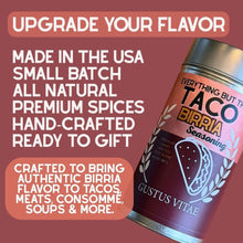 Load image into Gallery viewer, Everything But The Birria Taco Seasoning | Mexican Style Seasoning Gustus Vitae