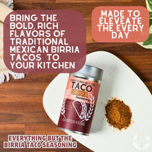 Load image into Gallery viewer, Everything But The Birria Taco Seasoning | Mexican Style Seasoning Gustus Vitae