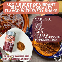 Load image into Gallery viewer, Everything But The Birria Taco Seasoning | Mexican Style Seasoning Gustus Vitae