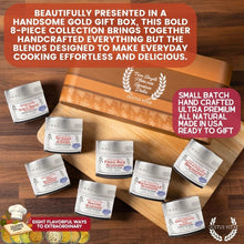 Load image into Gallery viewer, Everything But The Ordinary | Luxury Seasoning Gift Set of 8 Collections &amp; Gift Sets Gustus Vitae