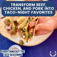 Load image into Gallery viewer, Everything But The Taco Seasoning Gourmet Seasonings Gustus Vitae