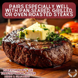 Everything But The Toasted Onion Butter Herbs & Seasoning Gourmet Seasonings Gustus Vitae
