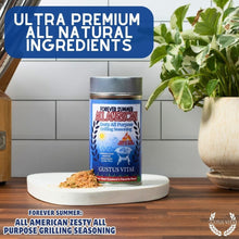 Load image into Gallery viewer, Forever Summer: All American Zesty All Purpose Grilling Seasoning Gustus Vitae