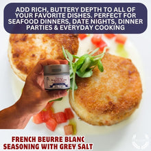 Load image into Gallery viewer, French Beurre Blanc Seasoning with Grey Salt | Sauce Collection Seasonings Gustus Vitae