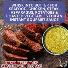 Load image into Gallery viewer, French Beurre Blanc Seasoning with Grey Salt | Sauce Collection Seasonings Gustus Vitae
