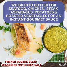 Load image into Gallery viewer, French Beurre Blanc Seasoning with Grey Salt | Sauce Collection Seasonings Gustus Vitae