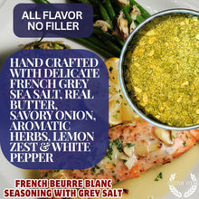 Load image into Gallery viewer, French Beurre Blanc Seasoning with Grey Salt | Sauce Collection Seasonings Gustus Vitae