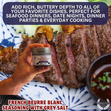 Load image into Gallery viewer, French Beurre Blanc Seasoning with Grey Salt | Sauce Collection Seasonings Gustus Vitae