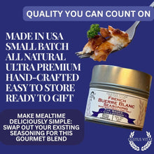 Load image into Gallery viewer, French Beurre Blanc Seasoning with Grey Salt | Sauce Collection Seasonings Gustus Vitae