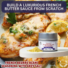 Load image into Gallery viewer, French Beurre Blanc Seasoning with Grey Salt | Sauce Collection Seasonings Gustus Vitae