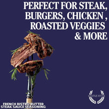 Load image into Gallery viewer, French Bistro Butter Steak Sauce Seasoning | Bougie BBQ Rub Gustus Vitae