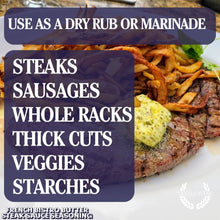 Load image into Gallery viewer, French Bistro Butter Steak Sauce Seasoning | Bougie BBQ Rub Gustus Vitae