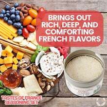 Load image into Gallery viewer, French Seasoning Gift Set - Tastes of France - Artisanal Spice Blends Six Pack Collections &amp; Gift Sets Gustus Vitae