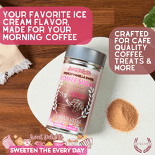 Load image into Gallery viewer, French Vanilla Swirl Coffee Sugar | Sweet Delights: Gourmet Sugar &amp; Spice Gustus Vitae
