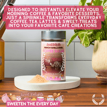 Load image into Gallery viewer, French Vanilla Swirl Coffee Sugar | Sweet Delights: Gourmet Sugar &amp; Spice Gustus Vitae