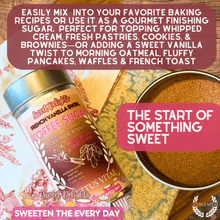 Load image into Gallery viewer, French Vanilla Swirl Coffee Sugar | Sweet Delights: Gourmet Sugar &amp; Spice Gustus Vitae