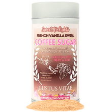 Load image into Gallery viewer, French Vanilla Swirl Coffee Sugar | Sweet Delights: Gourmet Sugar &amp; Spice Gustus Vitae