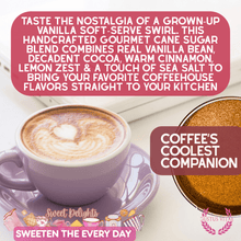 Load image into Gallery viewer, French Vanilla Swirl Coffee Sugar | Sweet Delights: Gourmet Sugar &amp; Spice Gustus Vitae