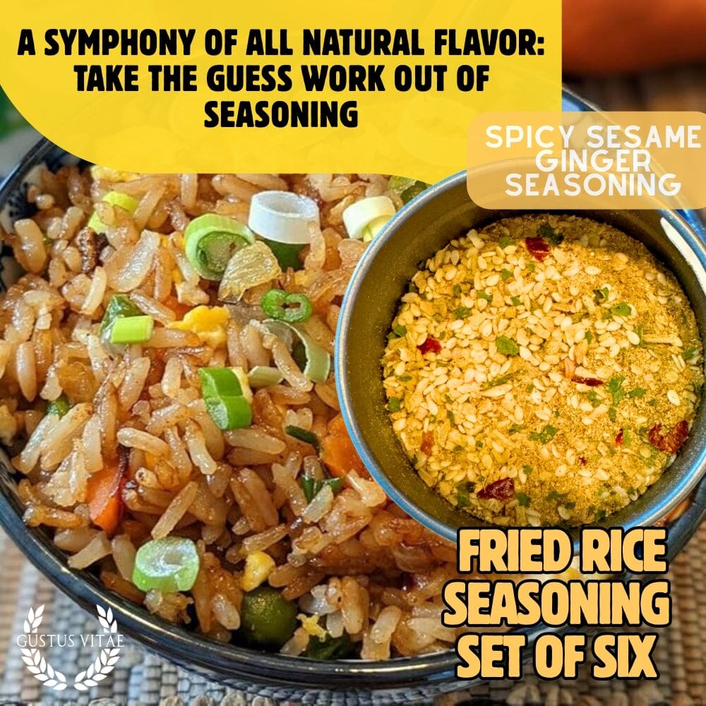 Fried Rice Collection Breakfast & Brunch Seasoning Set | Gustus Vitae