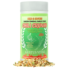 Load image into Gallery viewer, Garden Onion &amp; Garlic Chive Chili Crunch Seasoning Gustus Vitae