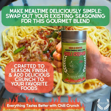 Load image into Gallery viewer, Garden Onion &amp; Garlic Chive Chili Crunch Seasoning Gustus Vitae