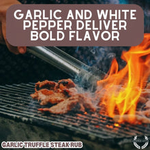 Load image into Gallery viewer, Garlic Truffle Steak Rub Gourmet Seasonings Gustus Vitae