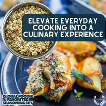 Load image into Gallery viewer, Global Foodie Favorites | World-Spanning 6 Pack Collection | Authentic Gourmet Seasonings and Spice Blends Collections &amp; Gift Sets Gustus Vitae
