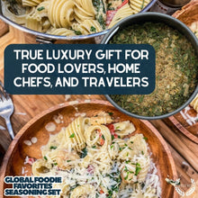 Load image into Gallery viewer, Global Foodie Favorites | World-Spanning 6 Pack Collection | Authentic Gourmet Seasonings and Spice Blends Collections &amp; Gift Sets Gustus Vitae