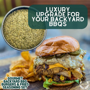 Gourmet Backyard BBQ Burgers & Fries Seasoning Set - Six Pack Collections & Gift Sets Gustus Vitae