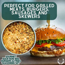 Load image into Gallery viewer, Gourmet Backyard BBQ Burgers &amp; Fries Seasoning Set - Six Pack Collections &amp; Gift Sets Gustus Vitae