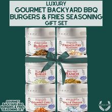 Load image into Gallery viewer, Gourmet Backyard BBQ Burgers &amp; Fries Seasoning Set - Six Pack Collections &amp; Gift Sets Gustus Vitae