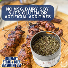 Load image into Gallery viewer, Gourmet BBQ Steak &amp; Beef Seasoning Gift Set - Six Pack Collections &amp; Gift Sets Gustus Vitae