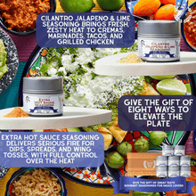 Load image into Gallery viewer, Gourmet Seasonings for Sauce Lovers | 8 Pack | Spice Blends Gift Set Collections &amp; Gift Sets Gustus Vitae