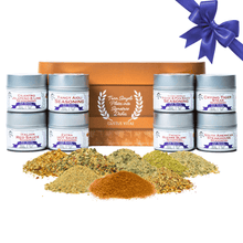 Load image into Gallery viewer, Gourmet Seasonings for Sauce Lovers | 8 Pack | Spice Blends Gift Set Collections &amp; Gift Sets Gustus Vitae