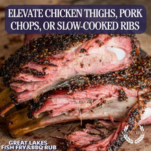 Load image into Gallery viewer, Great Lakes Fish Fry &amp; BBQ Rub Bougie BBQ Gustus Vitae