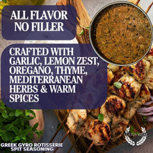 Load image into Gallery viewer, Greek Gyro Rotisserie Spit Seasoning | Bougie BBQ Rub Gustus Vitae