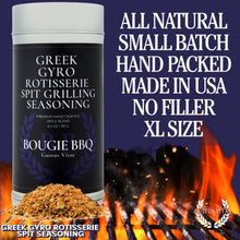 Load image into Gallery viewer, Greek Gyro Rotisserie Spit Seasoning | Bougie BBQ Rub Gustus Vitae