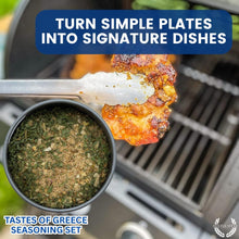 Load image into Gallery viewer, Greek Seasoning Gift Set - Tastes of Greece - Artisanal Spice Blends Six Pack Collections &amp; Gift Sets Gustus Vitae