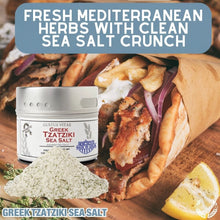 Load image into Gallery viewer, Greek Tzatziki Sea Salt Gourmet Salts Gustus Vitae