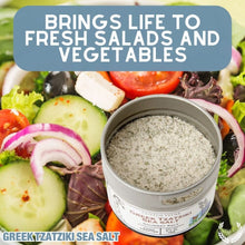 Load image into Gallery viewer, Greek Tzatziki Sea Salt Gourmet Salts Gustus Vitae