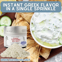 Load image into Gallery viewer, Greek Tzatziki Sea Salt Gourmet Salts Gustus Vitae