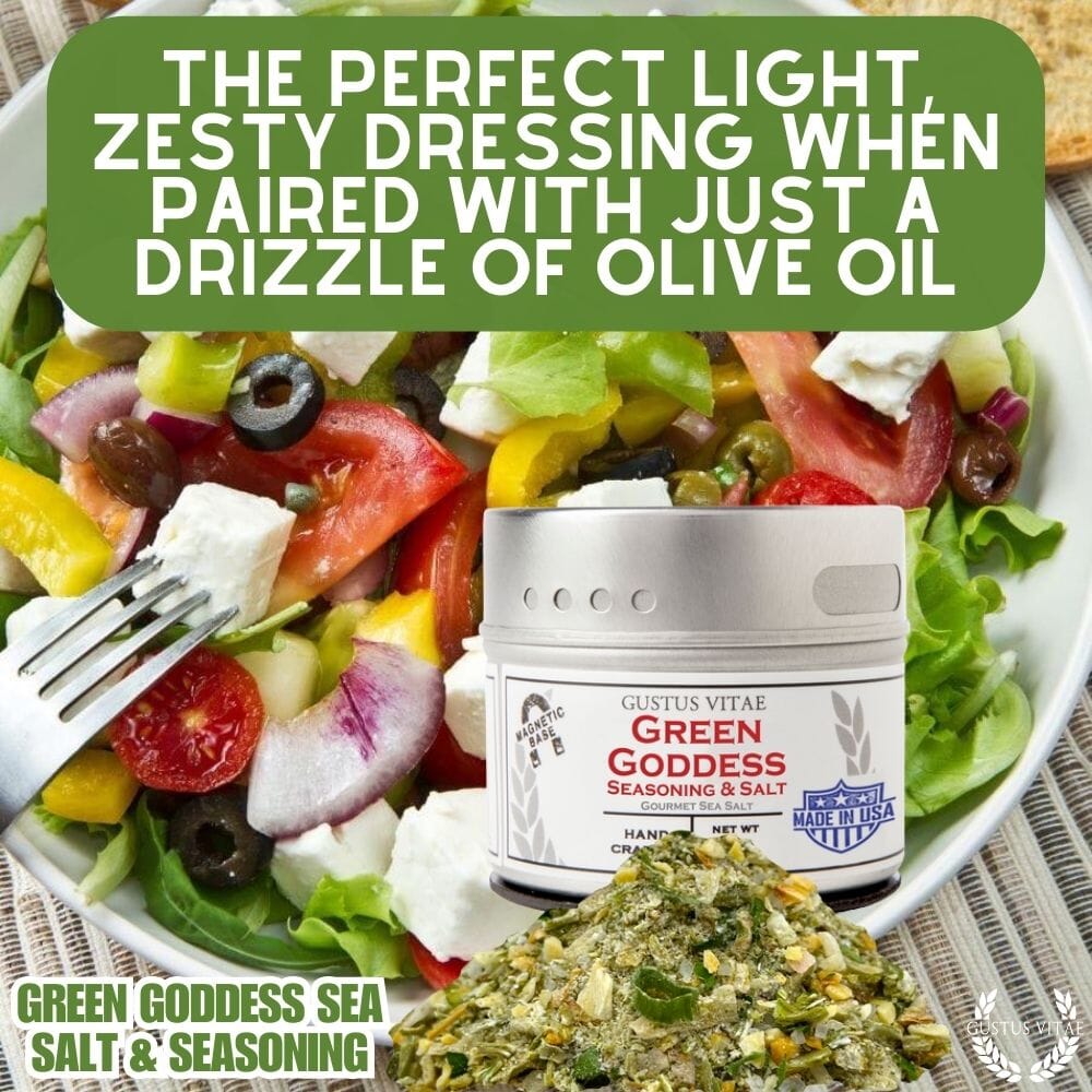 Gustus Vitae Green Goddess Sea Salt & Seasoning Tin Gustus Vitae Green Goddess Sea Salt & Seasoning Tin